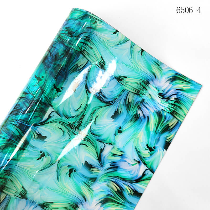 Rainbow Printed Sheer PVC PVC Fabric for Bag Wholesale Supplier 11